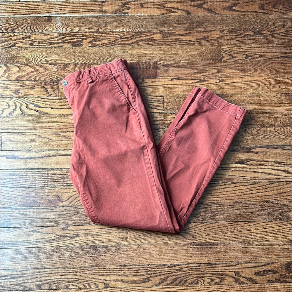 Aeropostale Rust Chinos Relaxed Fit